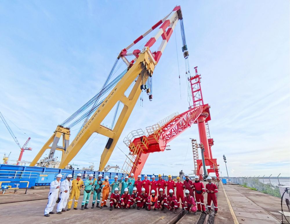 GENMA門座機(jī)順利交付海外客戶(圖1) GENMA門座機(jī)順利交付海外客戶(圖1)