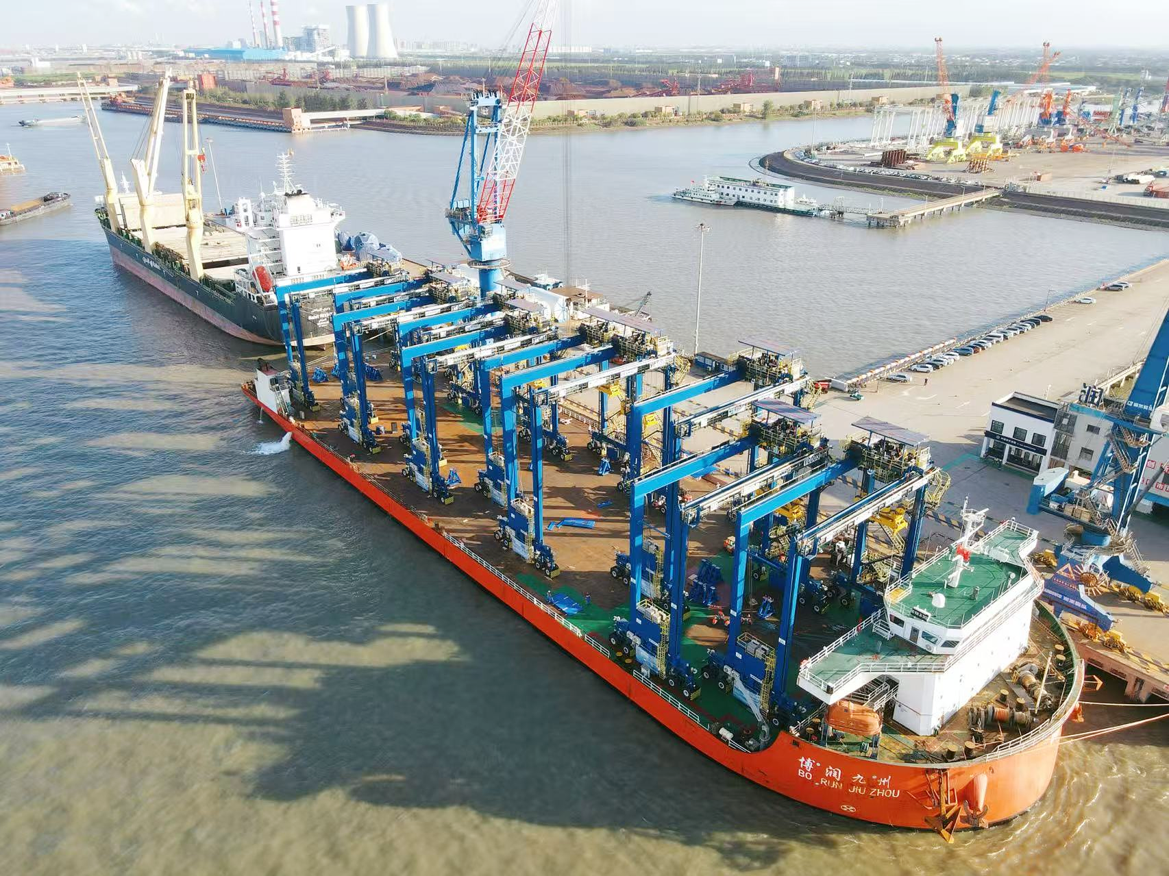 10臺GENMA混動RTG順利發運 助力RSGT孟加拉碼頭現代化升級(圖2)